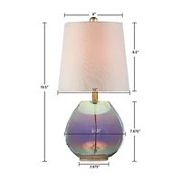 510 Design Ranier Iridescent Glass Table Lamp