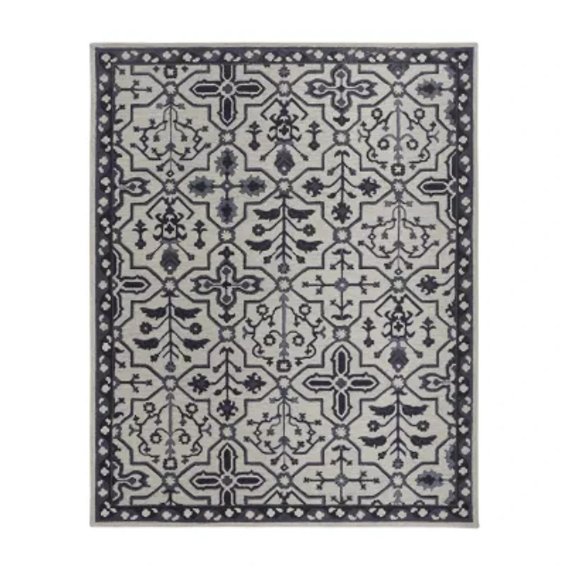 Weave And Wander Faris Floral Hand Tufted Indoor Rectangle Accent Rugs