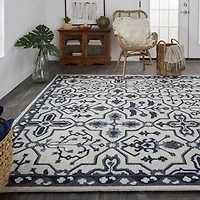 Weave And Wander Faris Floral Hand Tufted Indoor Rectangle Accent Rugs