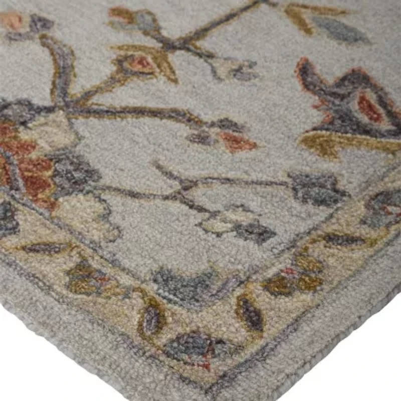 Weave And Wander Faris Floral Hand Tufted Indoor Rectangle Area Rugs