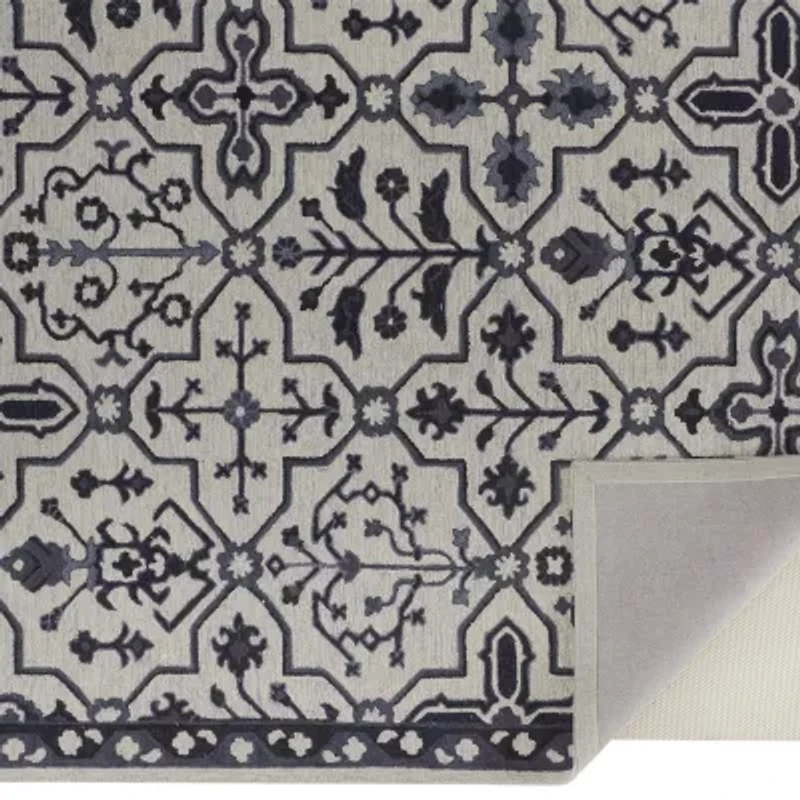 Weave And Wander Faris Floral Hand Tufted Indoor Rectangle Area Rugs