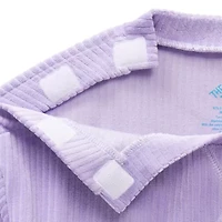 Thereabouts Little & Big Kid Girls Easy-on + Easy-off Round Neck Adaptive Long Sleeve Sweatshirt