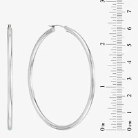 Womens 10K Gold 60mm Hoop Earrings