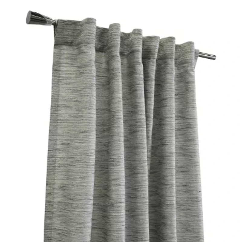 Odessa Rod Pocket Back Tab Light-Filtering Single Curtain Panel