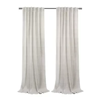 Austin Rod Pocket Back Tab Light-Filtering Single Curtain Panel