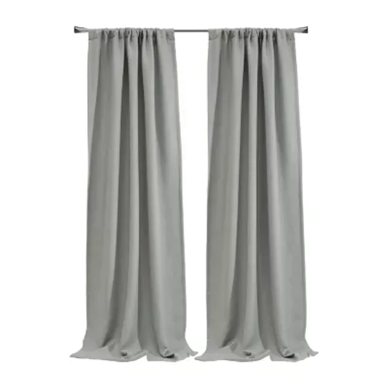 Birmingham Rod Pocket Back Tab Energy Saving Blackout Single Curtain Panel