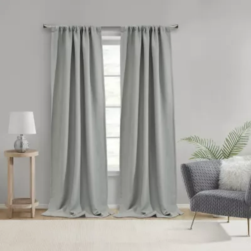 Birmingham Rod Pocket Back Tab Energy Saving Blackout Single Curtain Panel