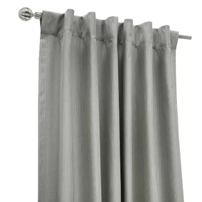 Brooklyn Rod Pocket Back Tab Energy Saving 100% Blackout Single Curtain Panel