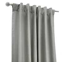 Brooklyn Rod Pocket Back Tab Energy Saving 100% Blackout Single Curtain Panel