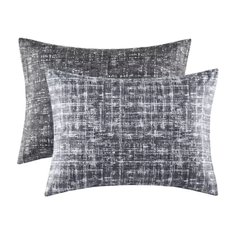 510 Design Maca Textured Printed Reversible Lightweight Comforter Set