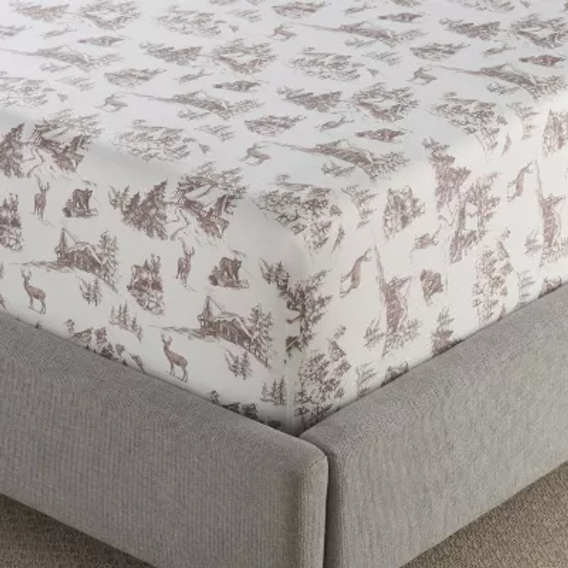 Bearpaw Polyester Flannel Sheet Set, JCPenney Exclusive