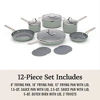 Calphalon Ceramic 12-pc. Non-Stick Cookware Set