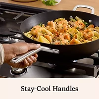 Calphalon Hard Anodized 12" Jumbo Frypan