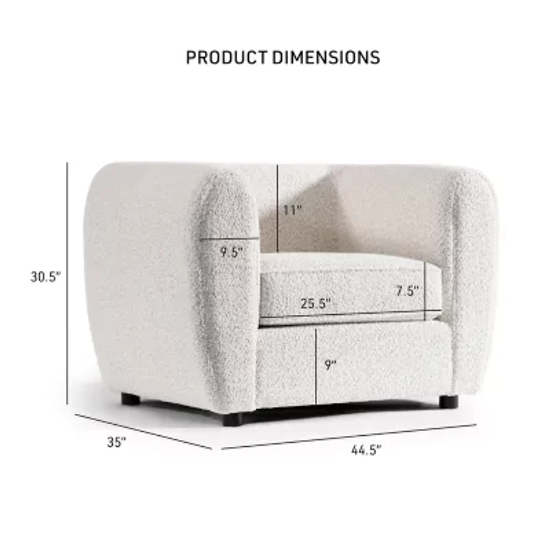 Katie Upholstered Barrel Chair