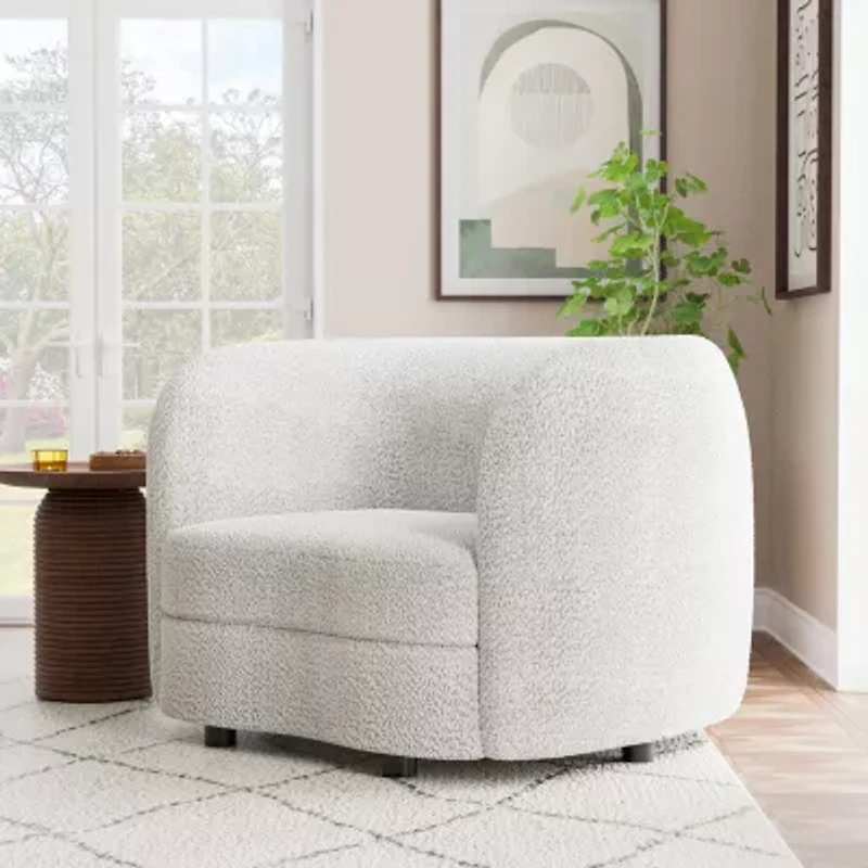 Julia Upholstered Barrel Chair