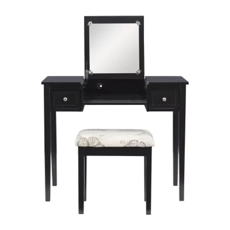 Ada Butterfly 2-pc. Vanity & Stool Set