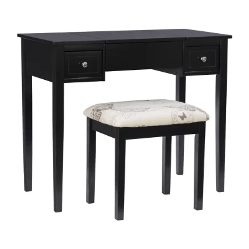Ada Butterfly 2-pc. Vanity & Stool Set