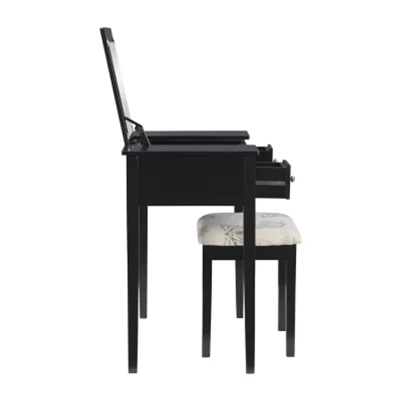 Ada Butterfly 2-pc. Vanity & Stool Set