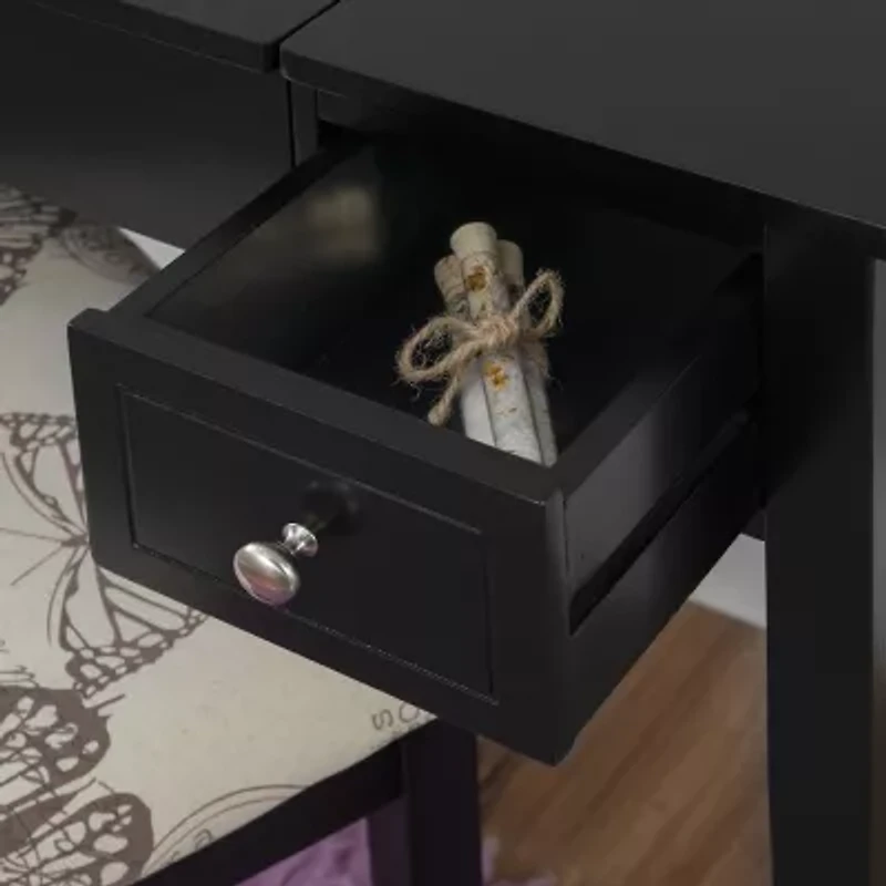 Ada Butterfly 2-pc. Vanity & Stool Set