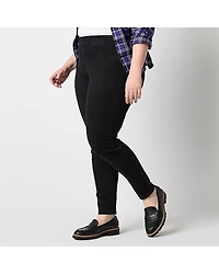 St. John's Bay Pull On Womens Plus Mid Rise Jegging Jean