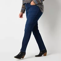 a.n.a Womens High Rise Straight Leg Jean
