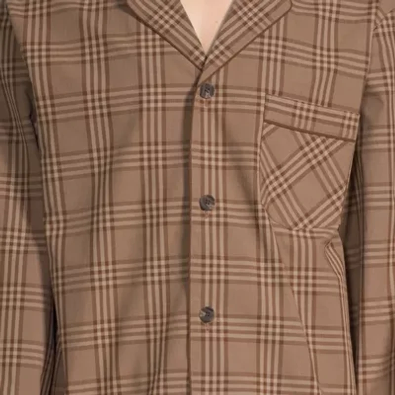 Stafford Modal Mens Long Sleeve 2-pc. Pajama Sets
