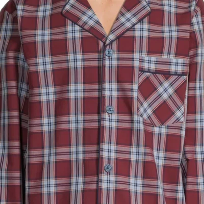 Stafford Modal Mens Long Sleeve 2-pc. Pajama Sets