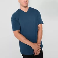 Stylus Mens V Neck Short Sleeve Big and Tall T-Shirt
