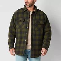 Victory Quilted Plaid Mens Heavyweight Shirt Jacket