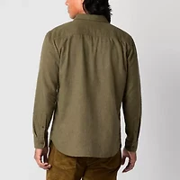 mutual weave Mens Long Sleeve Regular Fit Flannel Shirt