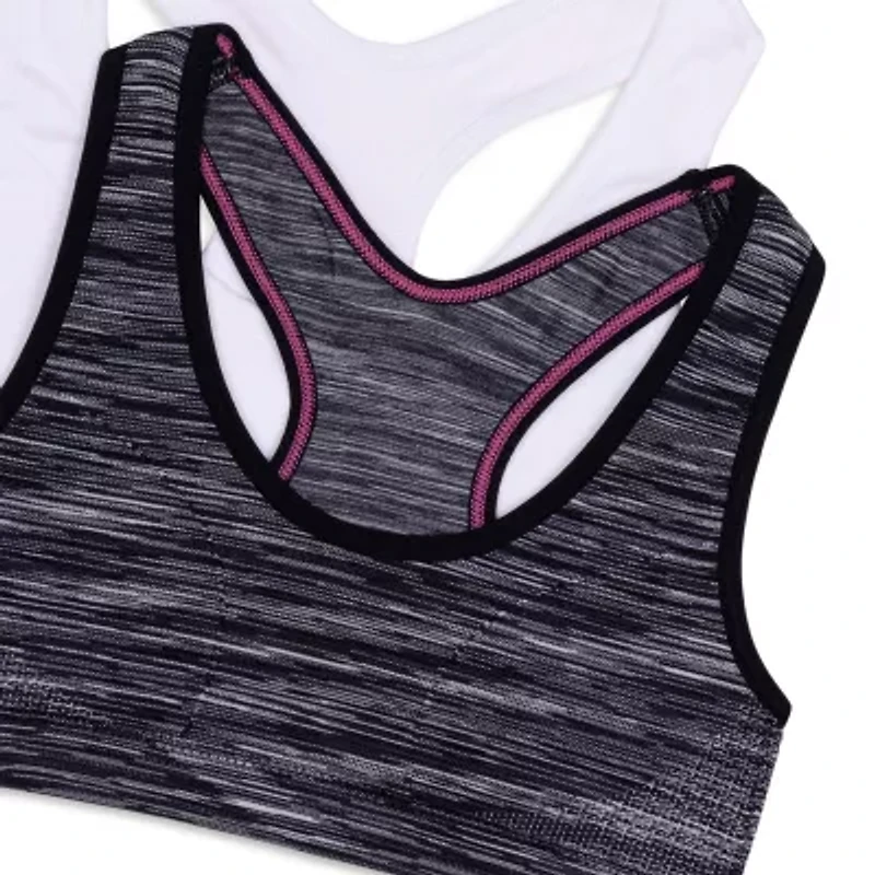 Maidenform Big Kid Girls Seamless Light Support 2-pc. Sports Bra Rj4348-Atc