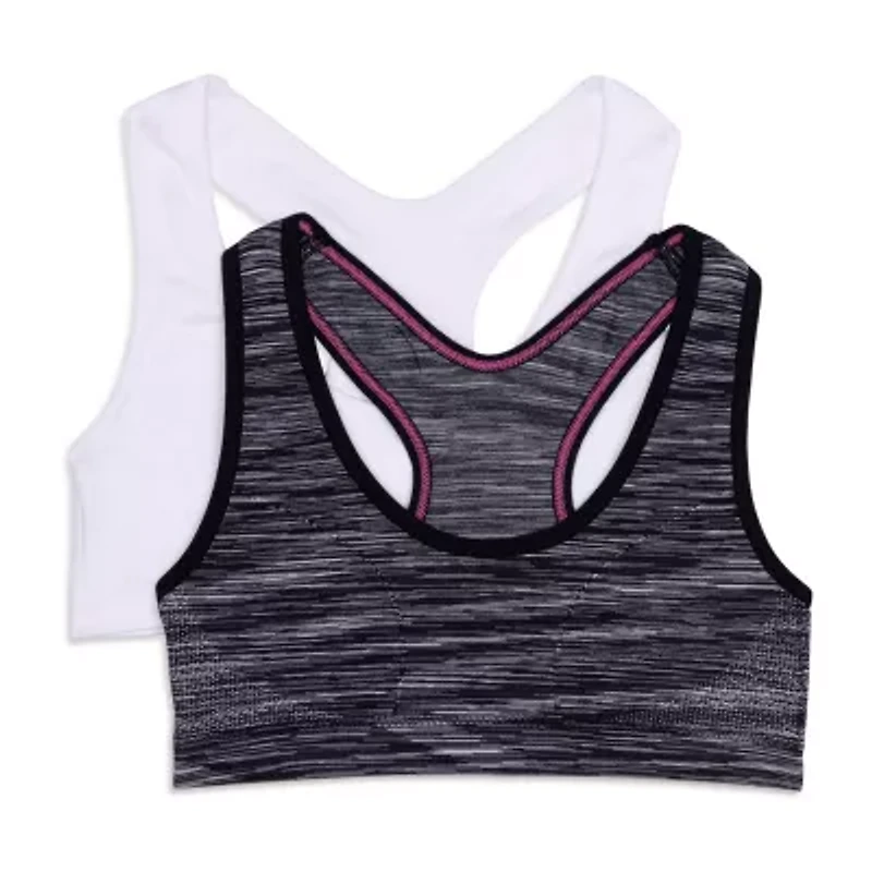 Maidenform Big Kid Girls Seamless Light Support 2-pc. Sports Bra Rj4348-Atc
