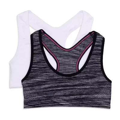 Maidenform Big Kid Girls Seamless Light Support 2-pc. Sports Bra Rj4348-Atc