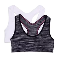 Maidenform Big Kid Girls Seamless Light Support 2-pc. Sports Bra Rj4348-Atc