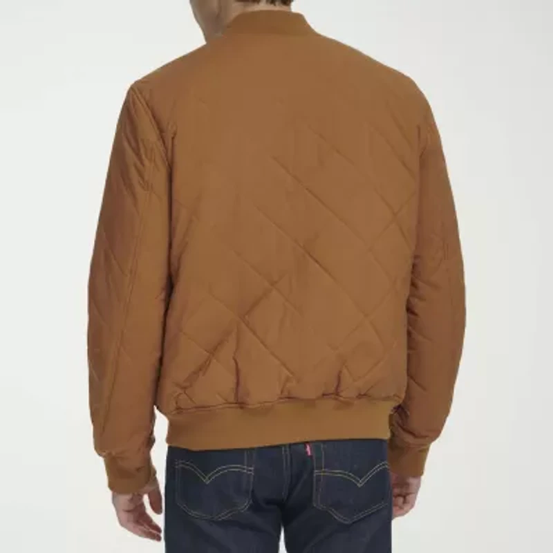 Levi's Mens Water Resistant Midweight Quilted Bomber Jacket