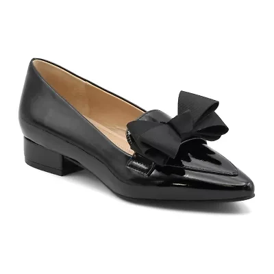 Adrienne Vittadini  Pasture Womens Pointed Closed Toe Loafers