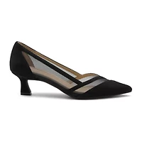 Adrienne Vittadini  Slew Womens Pointed Closed Toe Kitten Heel Pumps