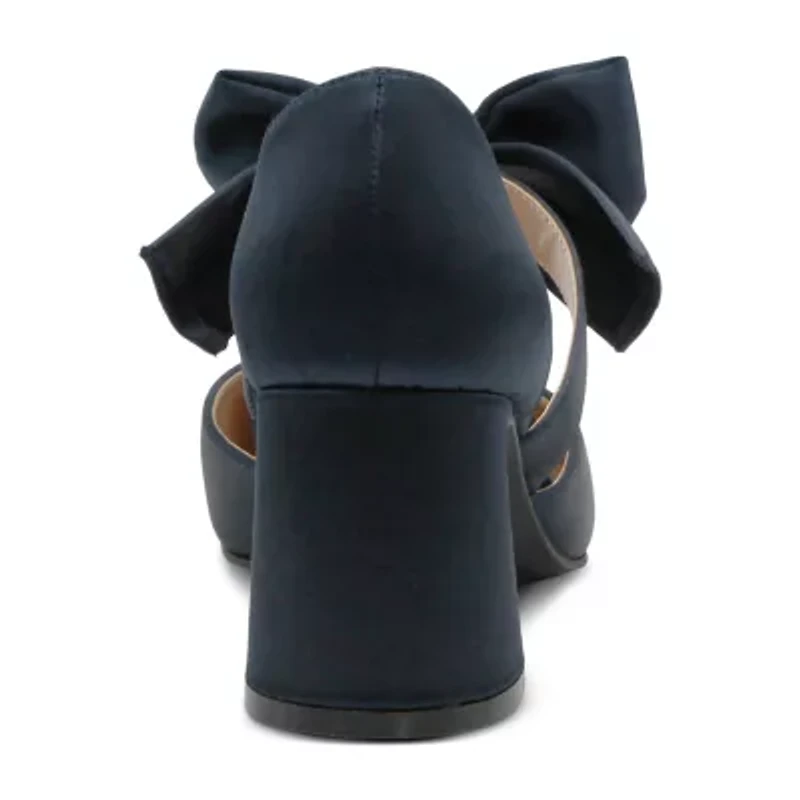 Charles David Andre Womens Pointed Closed Toe Block Heel Pumps