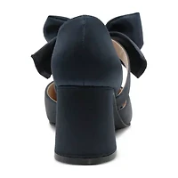 Charles David Andre Womens Pointed Closed Toe Block Heel Pumps