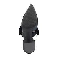 Charles David Andre Womens Pointed Closed Toe Block Heel Pumps