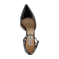 Charles David Aveena Womens Pointed Closed Toe Block Heel Pumps