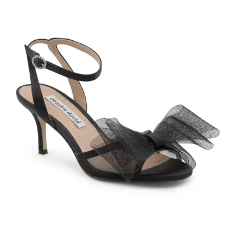 Charles David Bridges Womens Round Open Toe Stiletto Heel Pumps