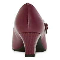 east 5th Fiddler Womens Round Block Heel Pumps