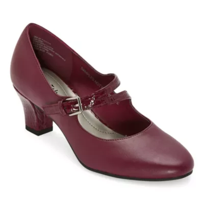 east 5th Fiddler Womens Round Block Heel Pumps