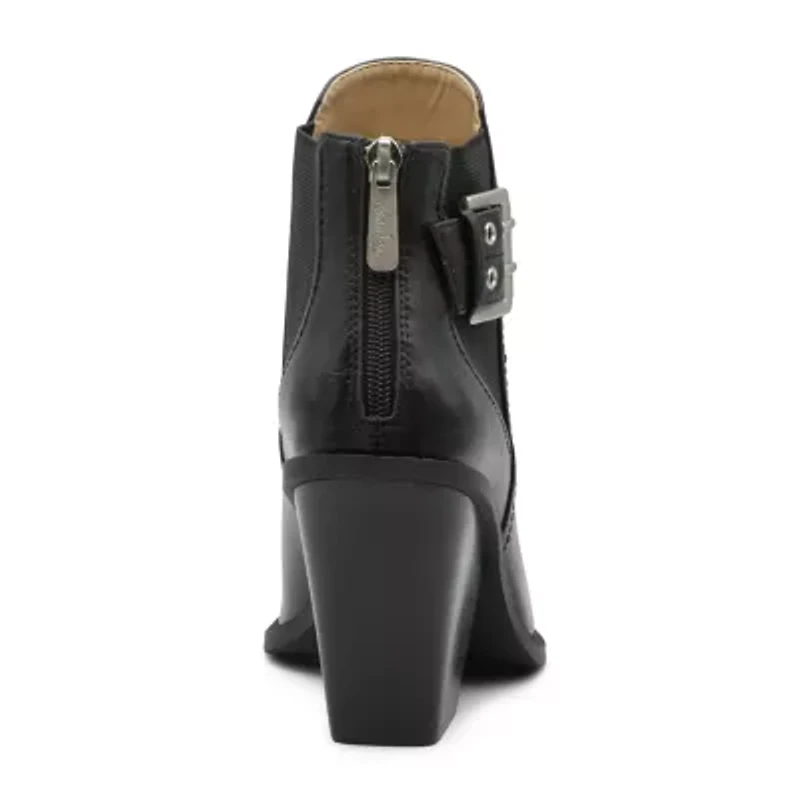Charles By David Womens Wells Block Heel Booties
