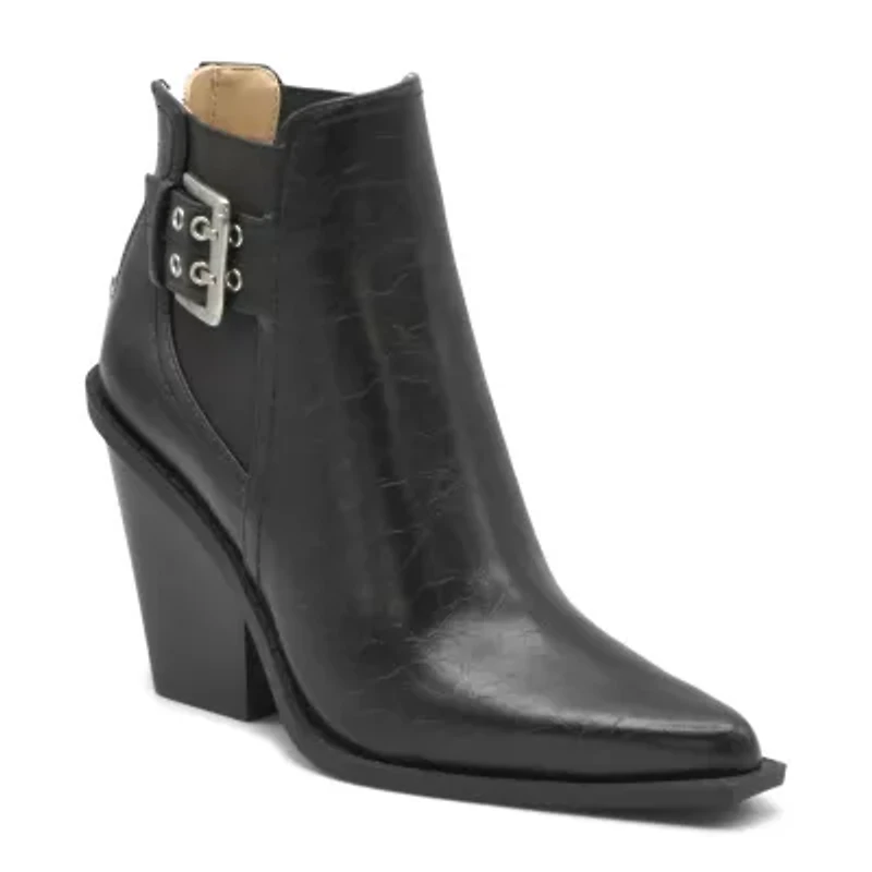 Charles By David Womens Wells Block Heel Booties