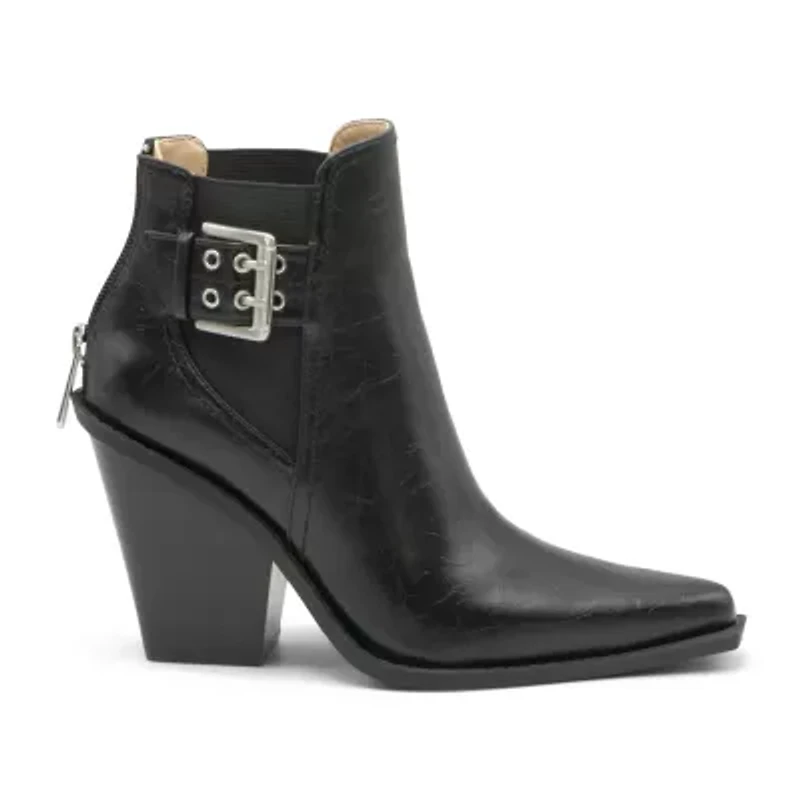 Charles By David Womens Wells Block Heel Booties