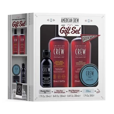 American Crew Fiber Prestyling Cleanser 4-pc. Value Set