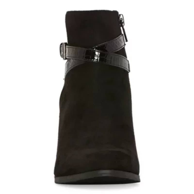 east 5th Womens Ulan Block Heel Booties