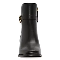 Liz Claiborne Womens Gillis Block Heel Booties